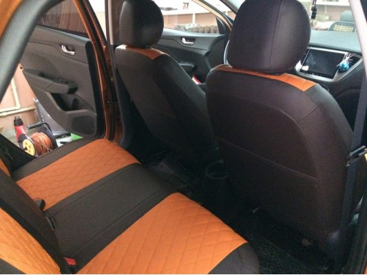 Авточехлы на Hyundai Solaris 2 Авточехлы на Hyundai Solaris 2